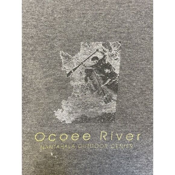 VINTAGE Ocoee River Nantahala Outdoor Center T-shirt Men Large 90s Single Stitch - Picture 6 of 9